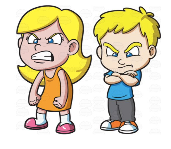 Angry Children Clip Art